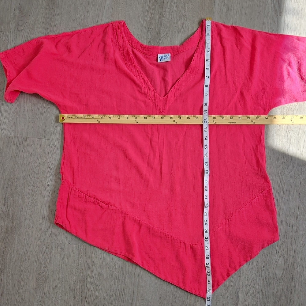 Oh My Gauze! V-Neck Blouse Size 2 (12-14/L-XL) US - Picture 13 of 13